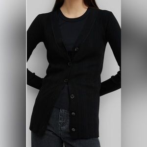 Toteme Vezzani Ribbed Cardigan Size M